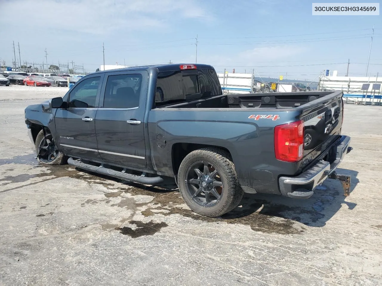 2017 Chevrolet Silverado K1500 Ltz VIN: 3GCUKSEC3HG345699 Lot: 75757344