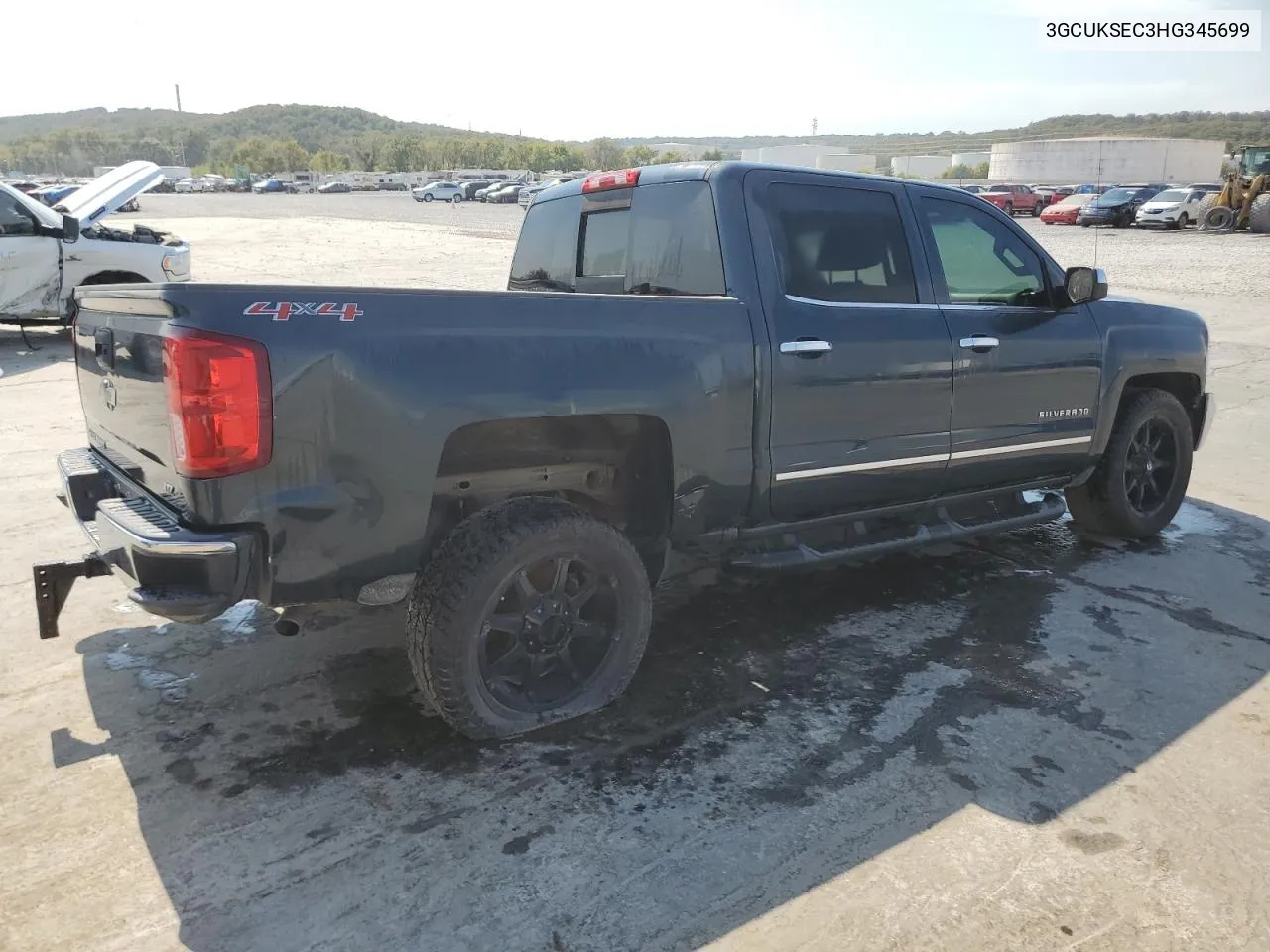 2017 Chevrolet Silverado K1500 Ltz VIN: 3GCUKSEC3HG345699 Lot: 75757344