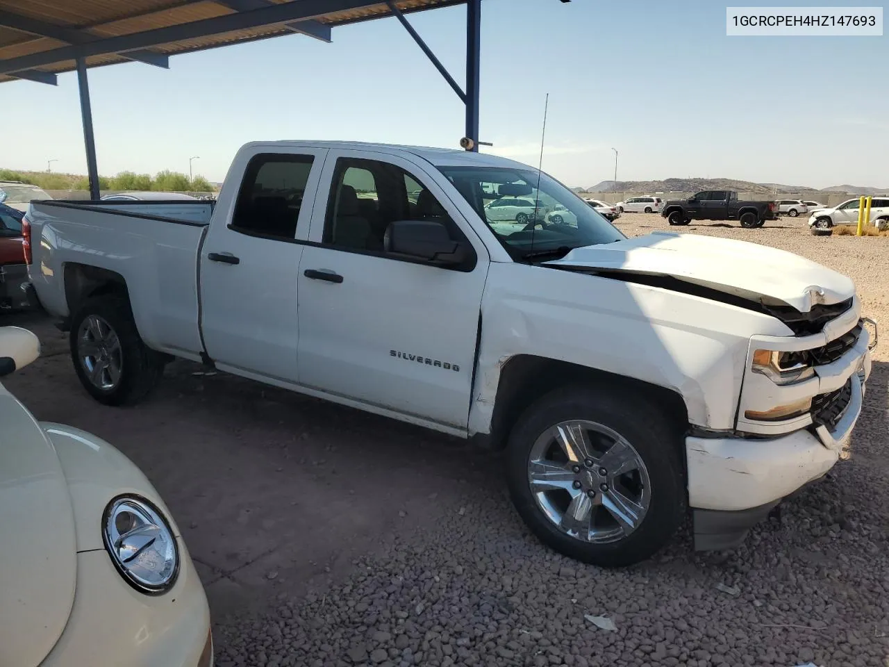 2017 Chevrolet Silverado C1500 Custom VIN: 1GCRCPEH4HZ147693 Lot: 75862184