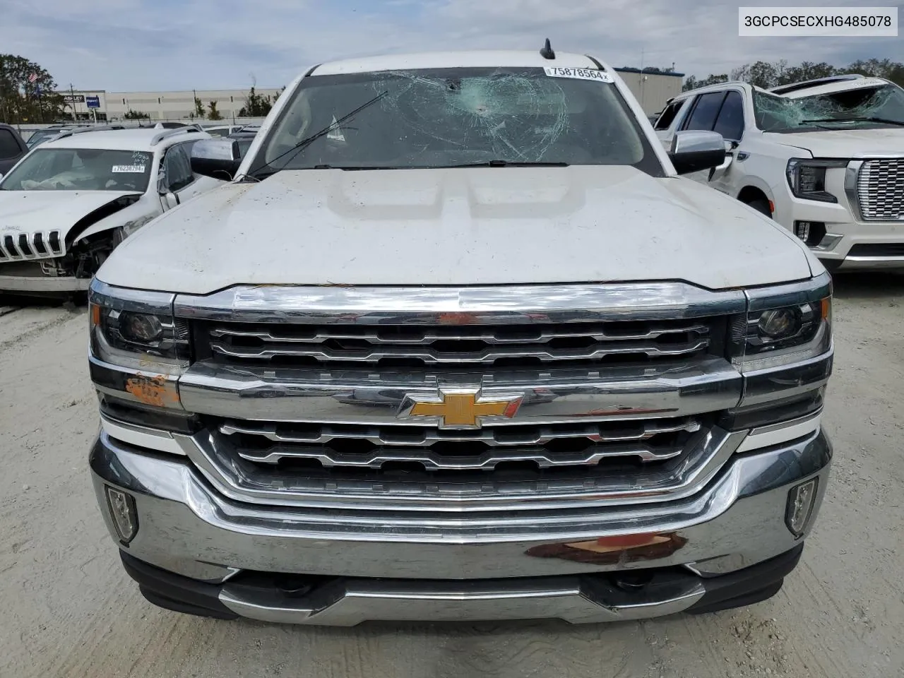 2017 Chevrolet Silverado C1500 Ltz VIN: 3GCPCSECXHG485078 Lot: 75878564