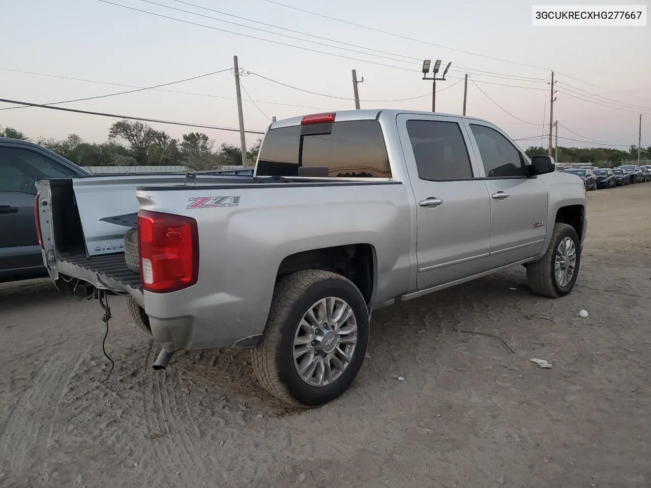 3GCUKRECXHG277667 2017 Chevrolet Silverado K1500 Lt