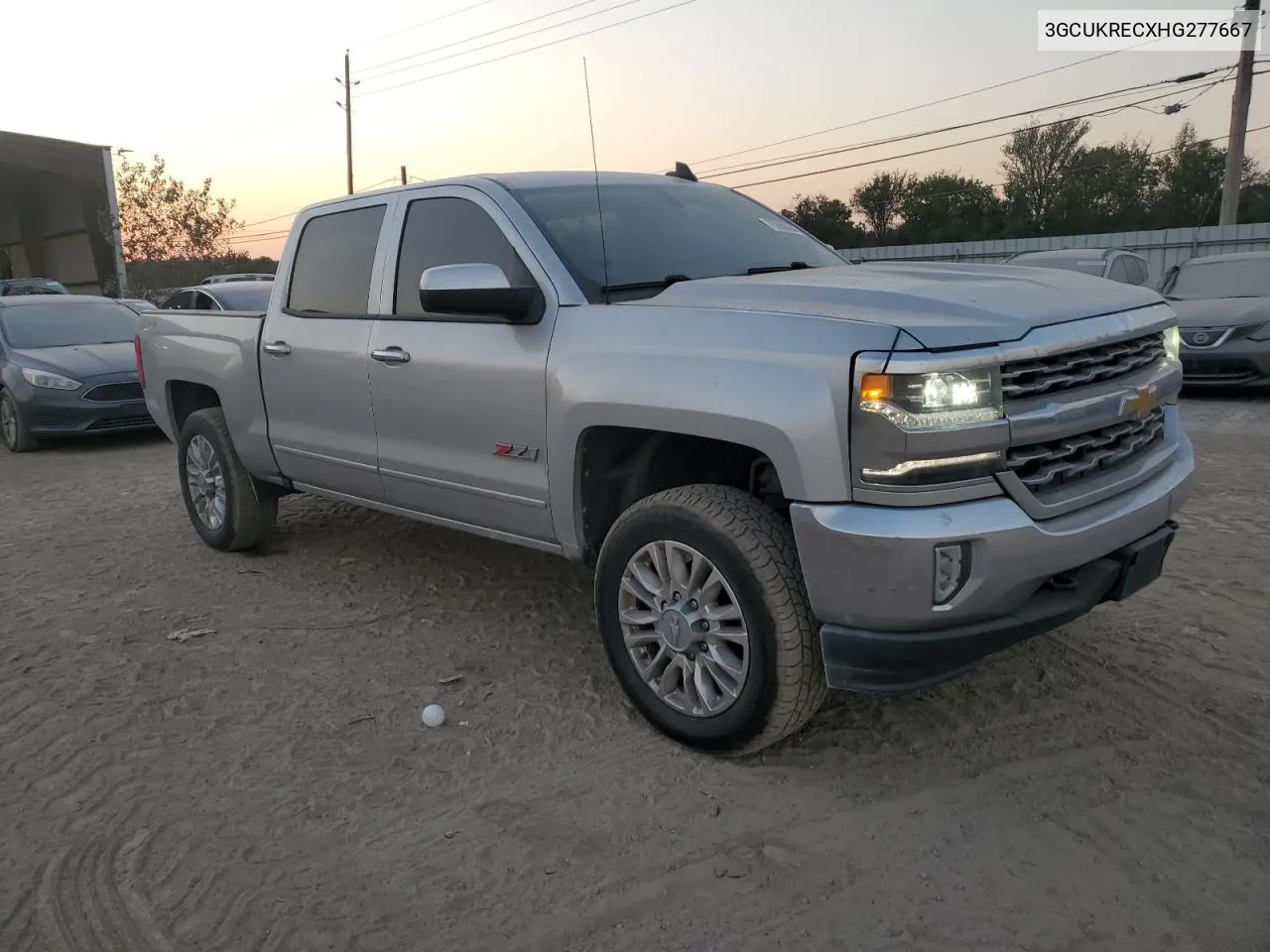 3GCUKRECXHG277667 2017 Chevrolet Silverado K1500 Lt