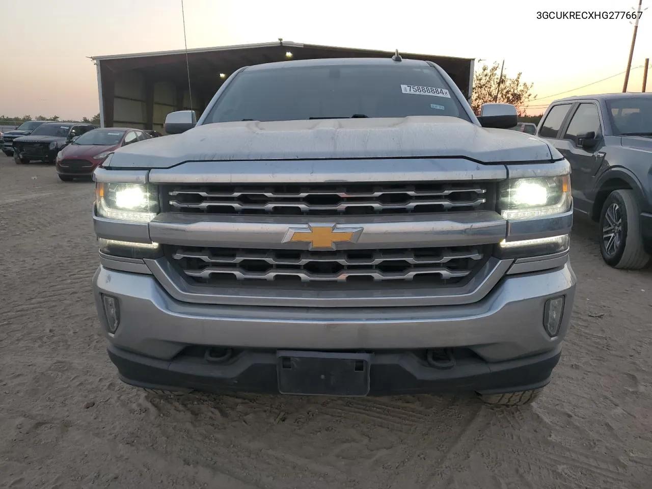 2017 Chevrolet Silverado K1500 Lt VIN: 3GCUKRECXHG277667 Lot: 75888884