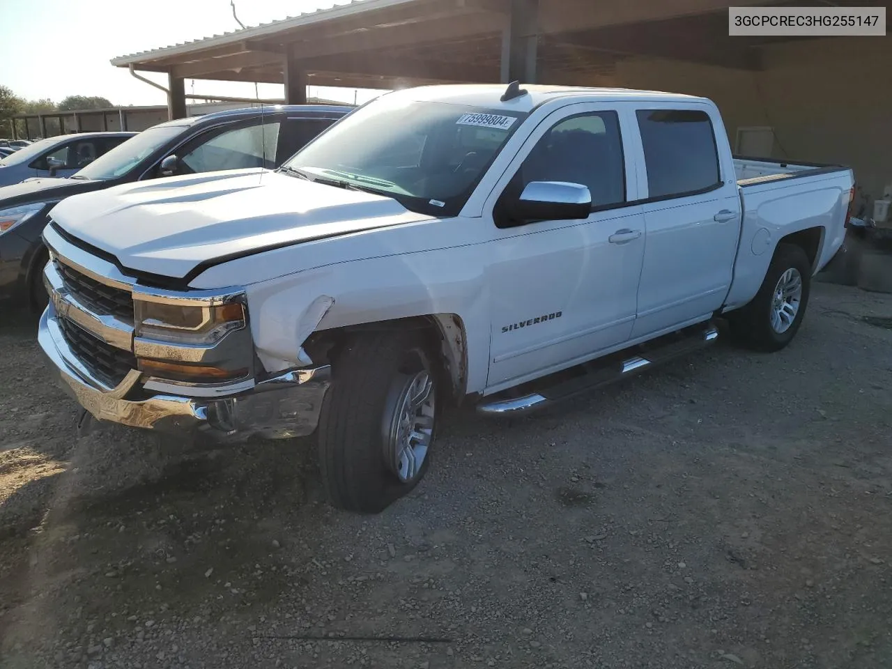 2017 Chevrolet Silverado C1500 Lt VIN: 3GCPCREC3HG255147 Lot: 75999804