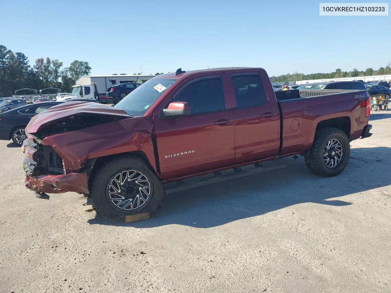 2017 Chevrolet Silverado K1500 Lt VIN: 1GCVKREC1HZ103233 Lot: 76027344