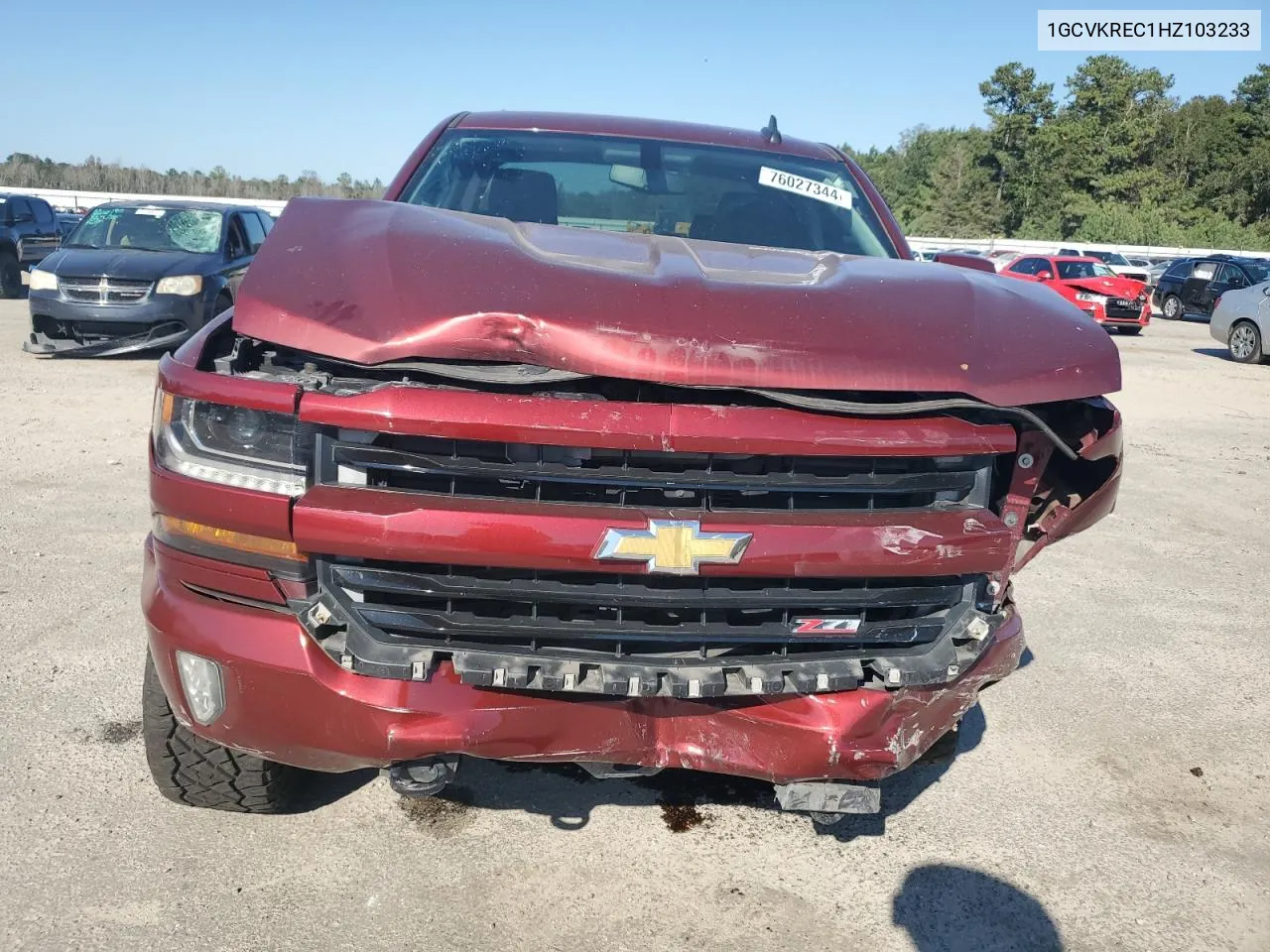 2017 Chevrolet Silverado K1500 Lt VIN: 1GCVKREC1HZ103233 Lot: 76027344