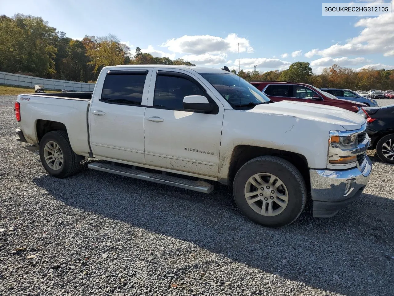 2017 Chevrolet Silverado K1500 Lt VIN: 3GCUKREC2HG312105 Lot: 76153304