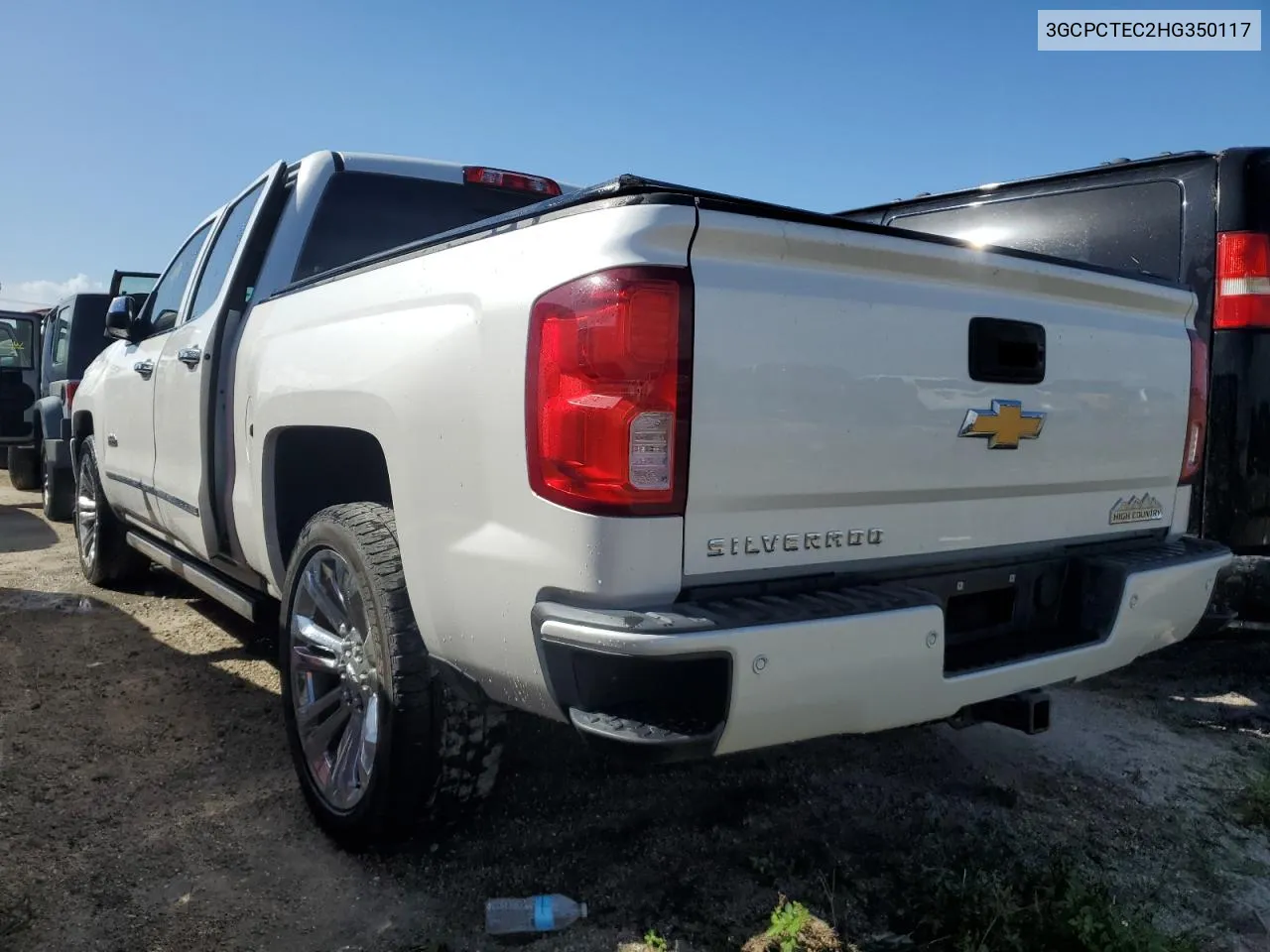 2017 Chevrolet Silverado C1500 High Country VIN: 3GCPCTEC2HG350117 Lot: 76269754