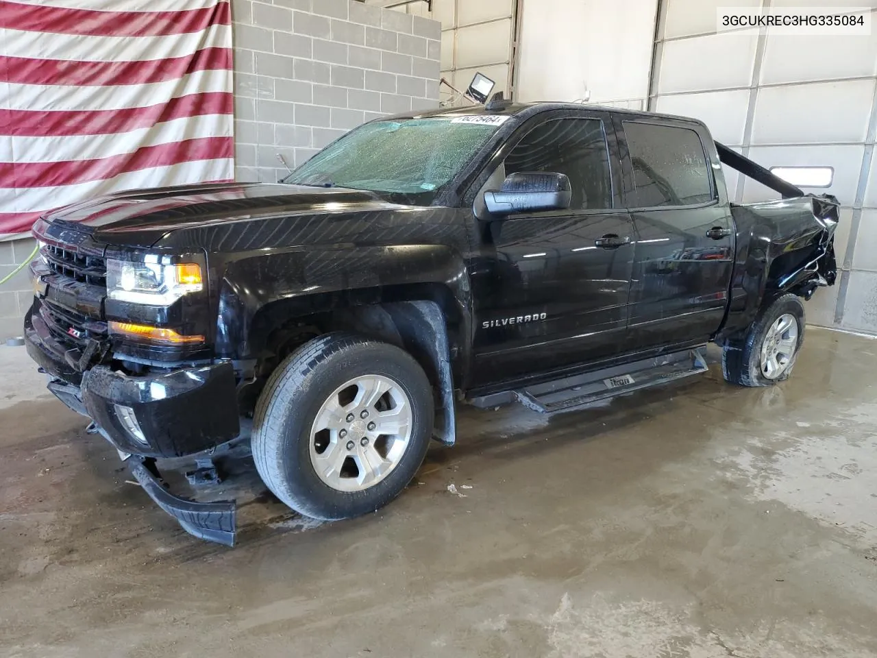 2017 Chevrolet Silverado K1500 Lt VIN: 3GCUKREC3HG335084 Lot: 76275464