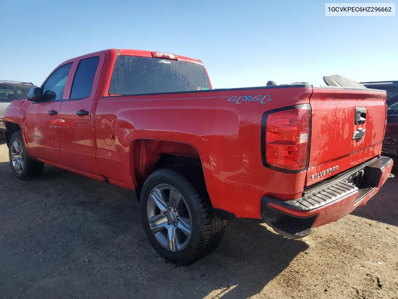 2017 Chevrolet Silverado K1500 Custom VIN: 1GCVKPEC6HZ296662 Lot: 76555444