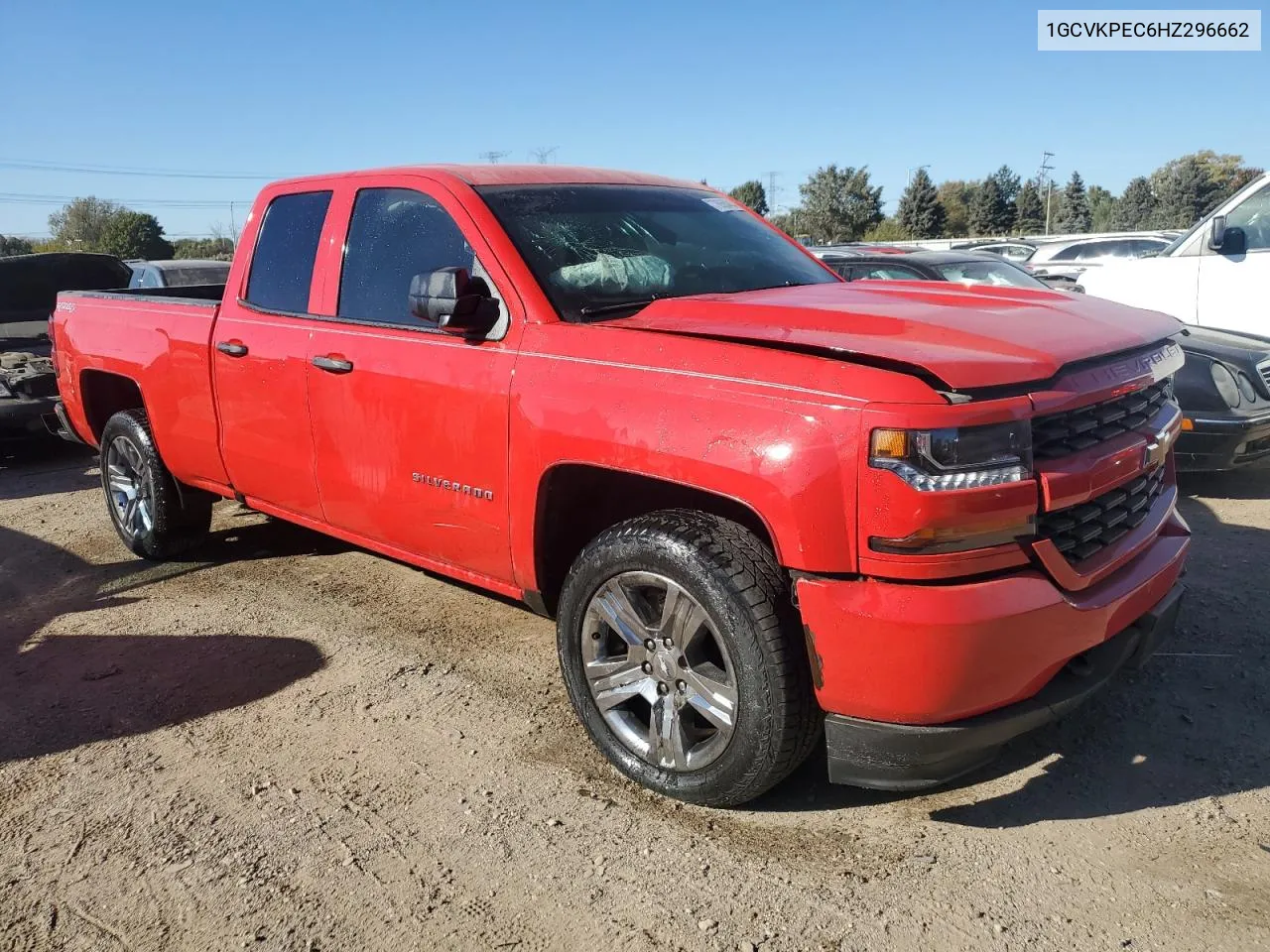 2017 Chevrolet Silverado K1500 Custom VIN: 1GCVKPEC6HZ296662 Lot: 76555444