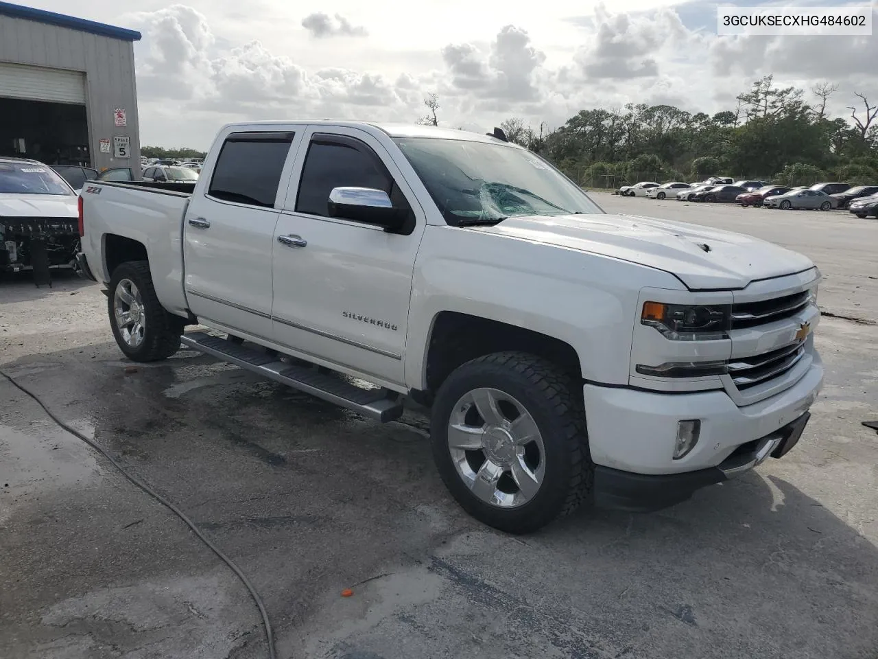 2017 Chevrolet Silverado K1500 Ltz VIN: 3GCUKSECXHG484602 Lot: 76743124