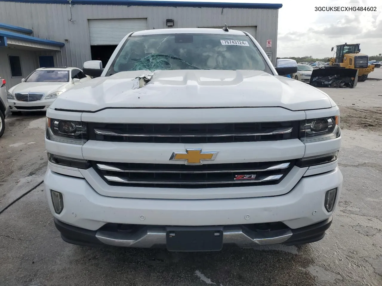 2017 Chevrolet Silverado K1500 Ltz VIN: 3GCUKSECXHG484602 Lot: 76743124