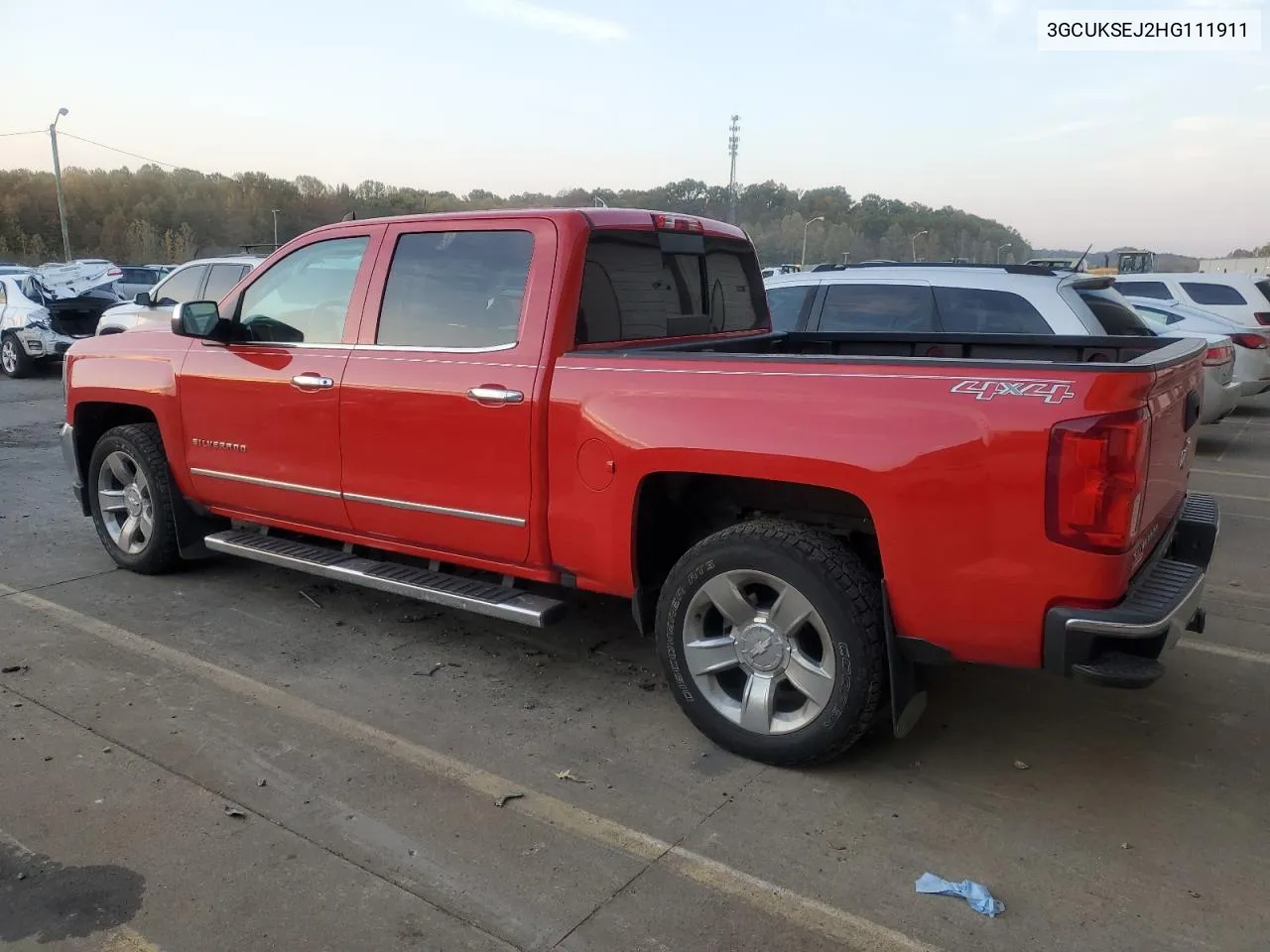 2017 Chevrolet Silverado K1500 Ltz VIN: 3GCUKSEJ2HG111911 Lot: 76879144