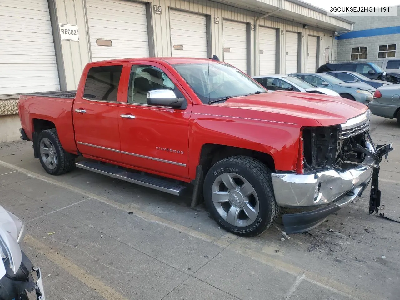 2017 Chevrolet Silverado K1500 Ltz VIN: 3GCUKSEJ2HG111911 Lot: 76879144