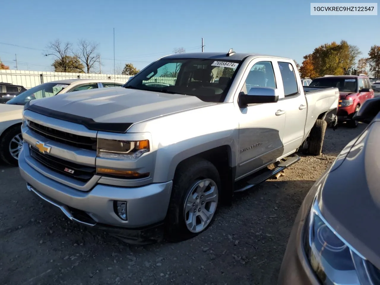 2017 Chevrolet Silverado K1500 Lt VIN: 1GCVKREC9HZ122547 Lot: 76958474