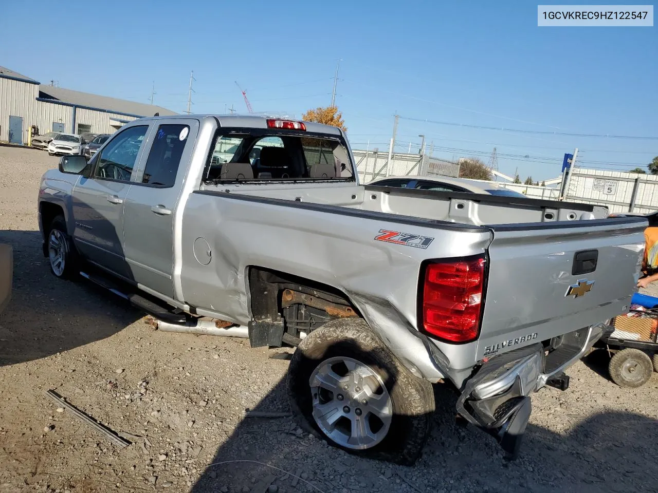 2017 Chevrolet Silverado K1500 Lt VIN: 1GCVKREC9HZ122547 Lot: 76958474