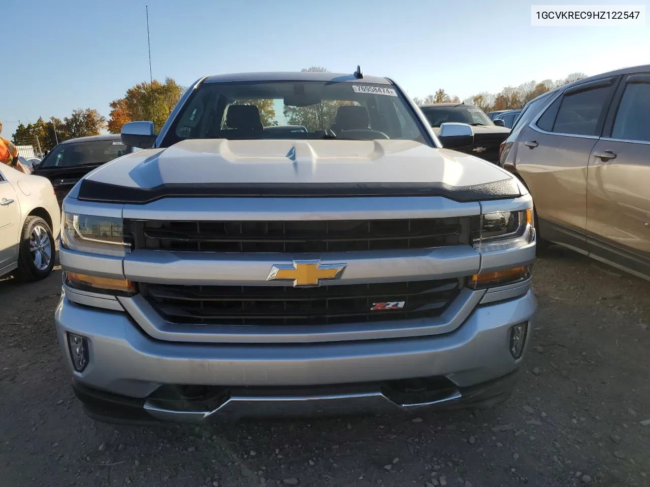 2017 Chevrolet Silverado K1500 Lt VIN: 1GCVKREC9HZ122547 Lot: 76958474