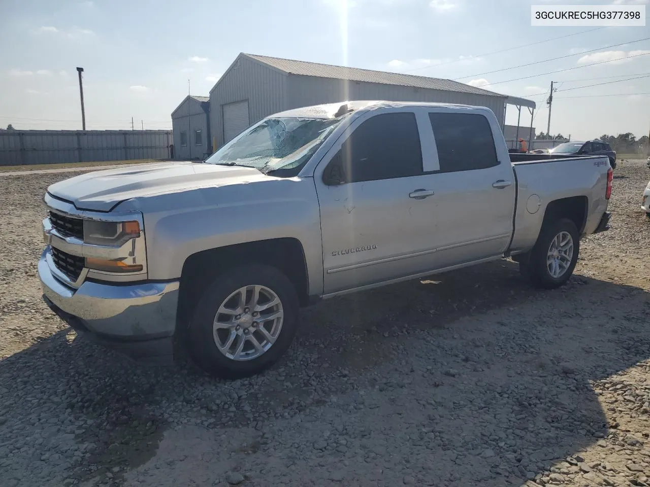 2017 Chevrolet Silverado K1500 Lt VIN: 3GCUKREC5HG377398 Lot: 77150314