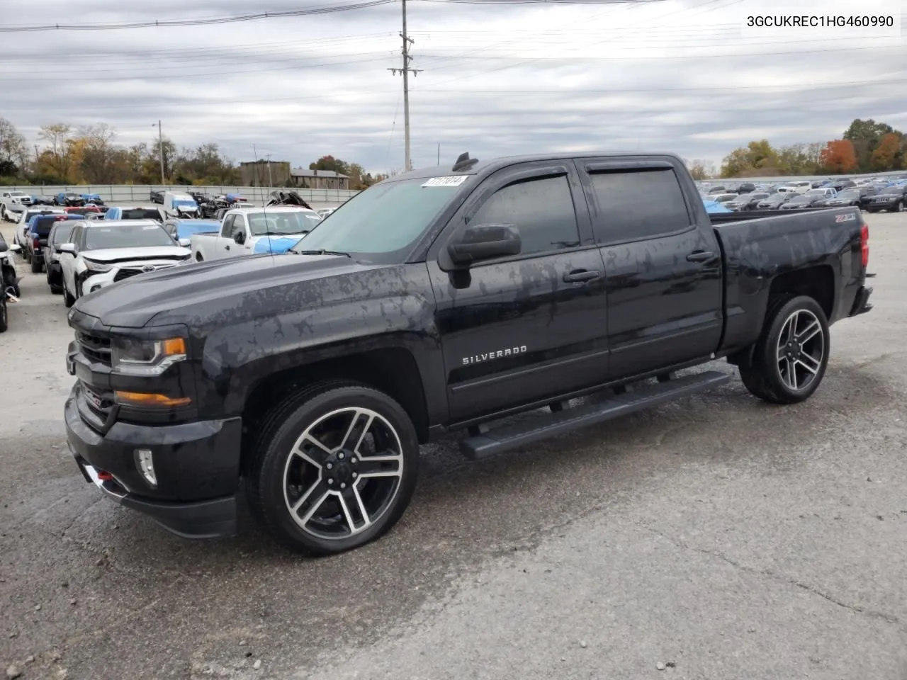 2017 Chevrolet Silverado K1500 Lt VIN: 3GCUKREC1HG460990 Lot: 77171014