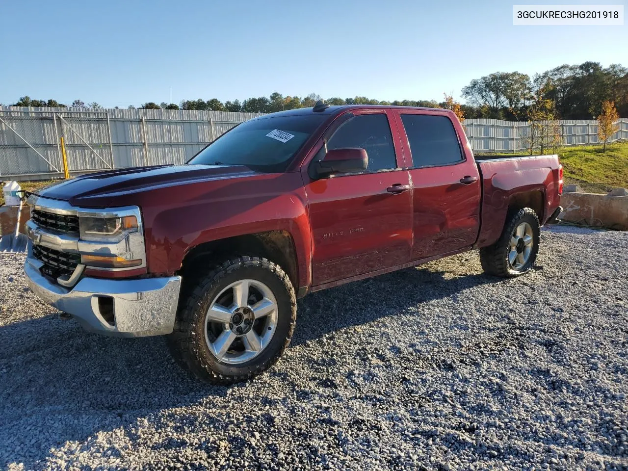 2017 Chevrolet Silverado K1500 Lt VIN: 3GCUKREC3HG201918 Lot: 77283334