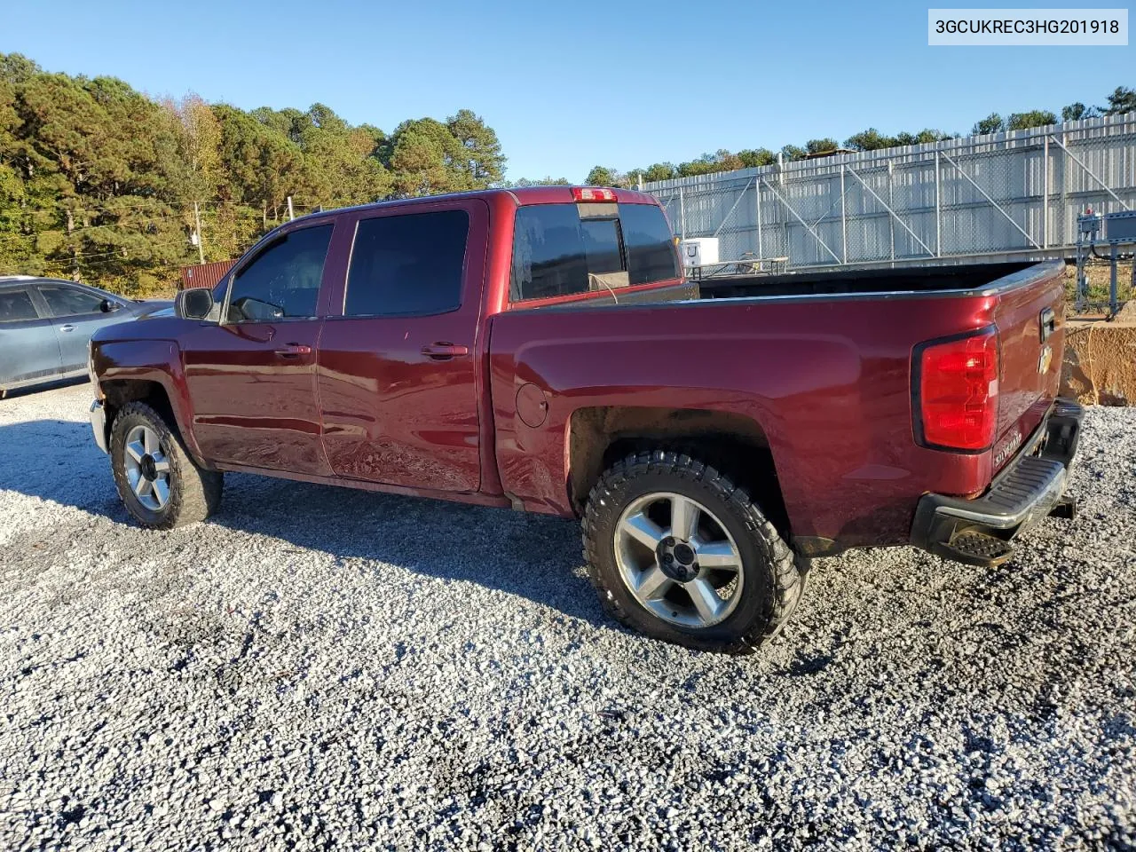 2017 Chevrolet Silverado K1500 Lt VIN: 3GCUKREC3HG201918 Lot: 77283334