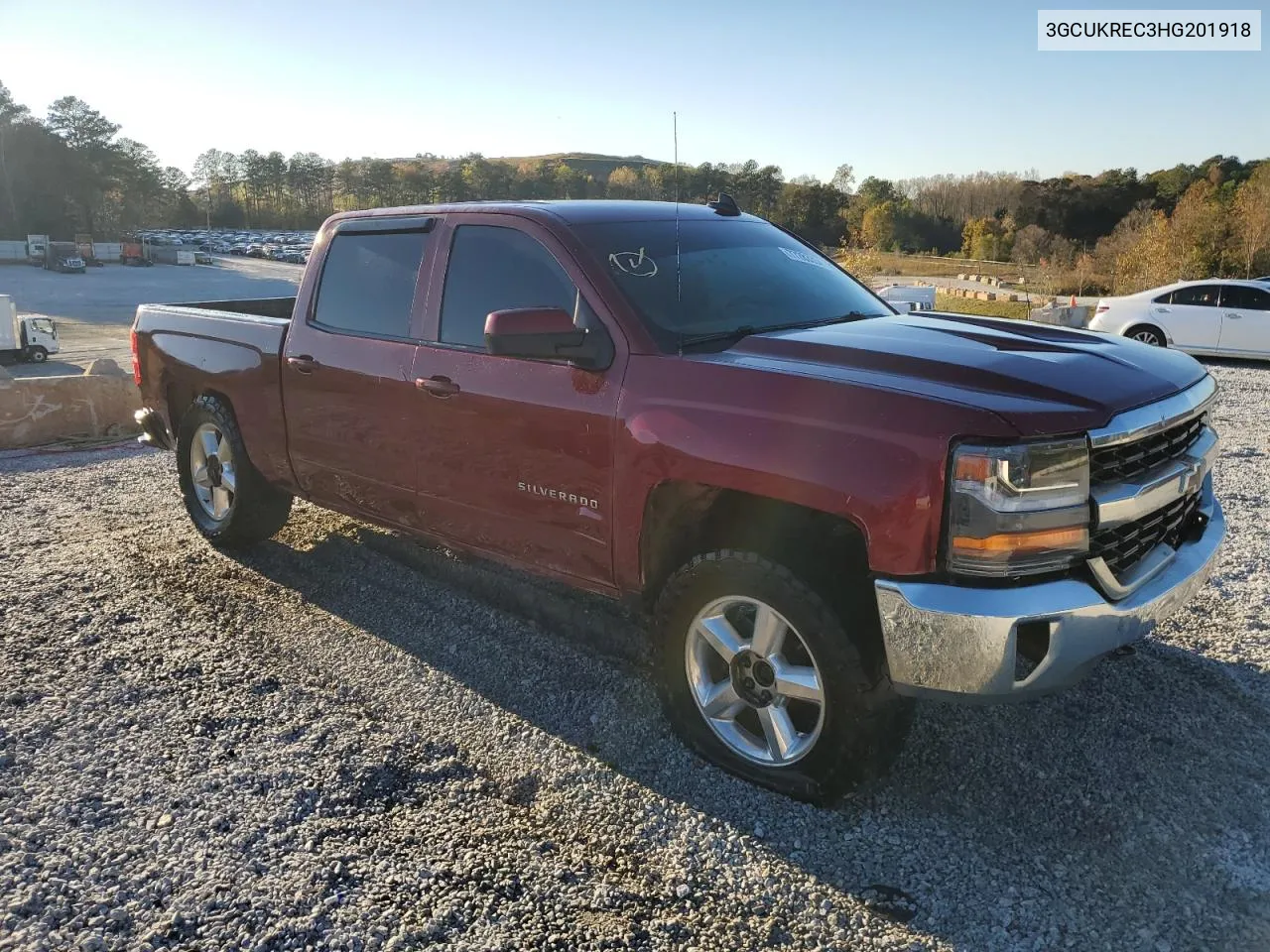 2017 Chevrolet Silverado K1500 Lt VIN: 3GCUKREC3HG201918 Lot: 77283334