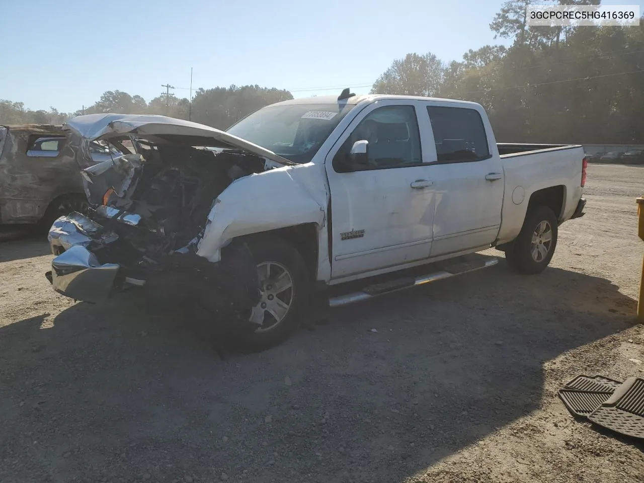 2017 Chevrolet Silverado C1500 Lt VIN: 3GCPCREC5HG416369 Lot: 77353894