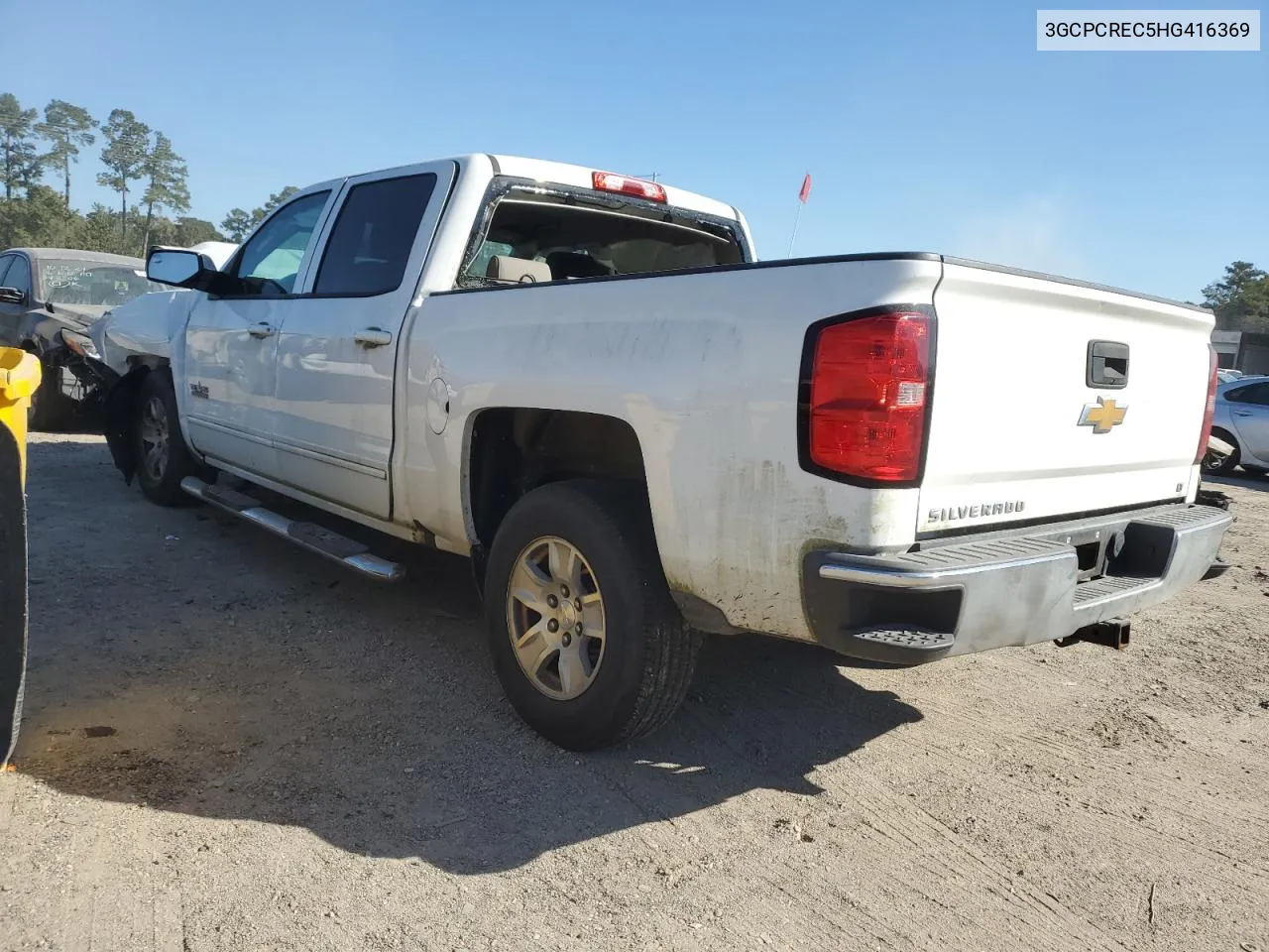 2017 Chevrolet Silverado C1500 Lt VIN: 3GCPCREC5HG416369 Lot: 77353894