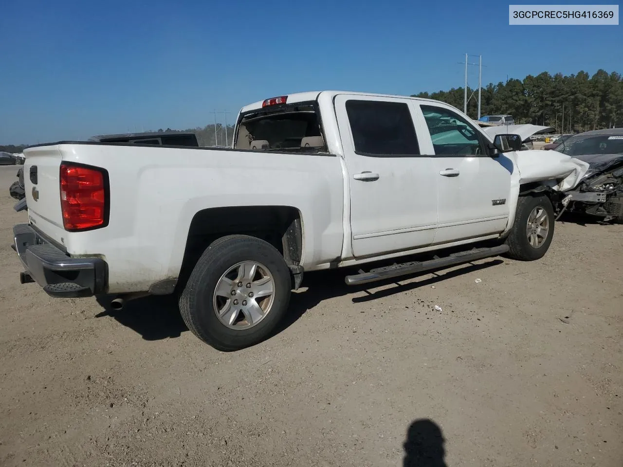 2017 Chevrolet Silverado C1500 Lt VIN: 3GCPCREC5HG416369 Lot: 77353894