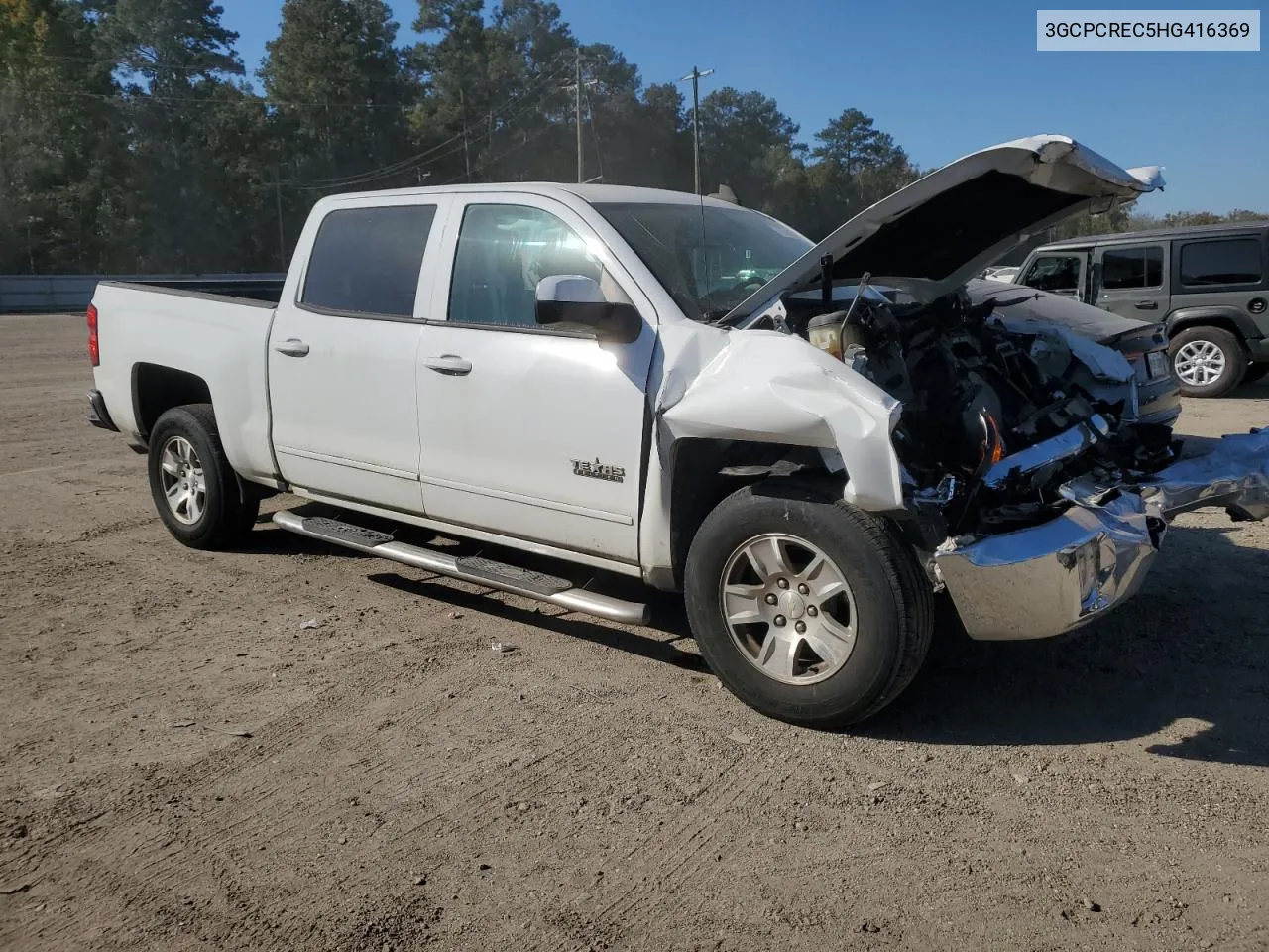 2017 Chevrolet Silverado C1500 Lt VIN: 3GCPCREC5HG416369 Lot: 77353894