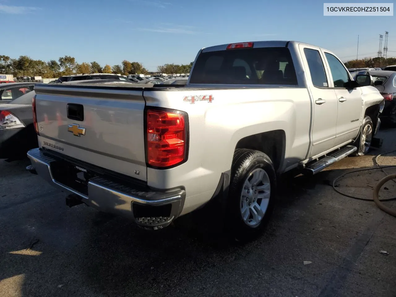 2017 Chevrolet Silverado K1500 Lt VIN: 1GCVKREC0HZ251504 Lot: 77662244