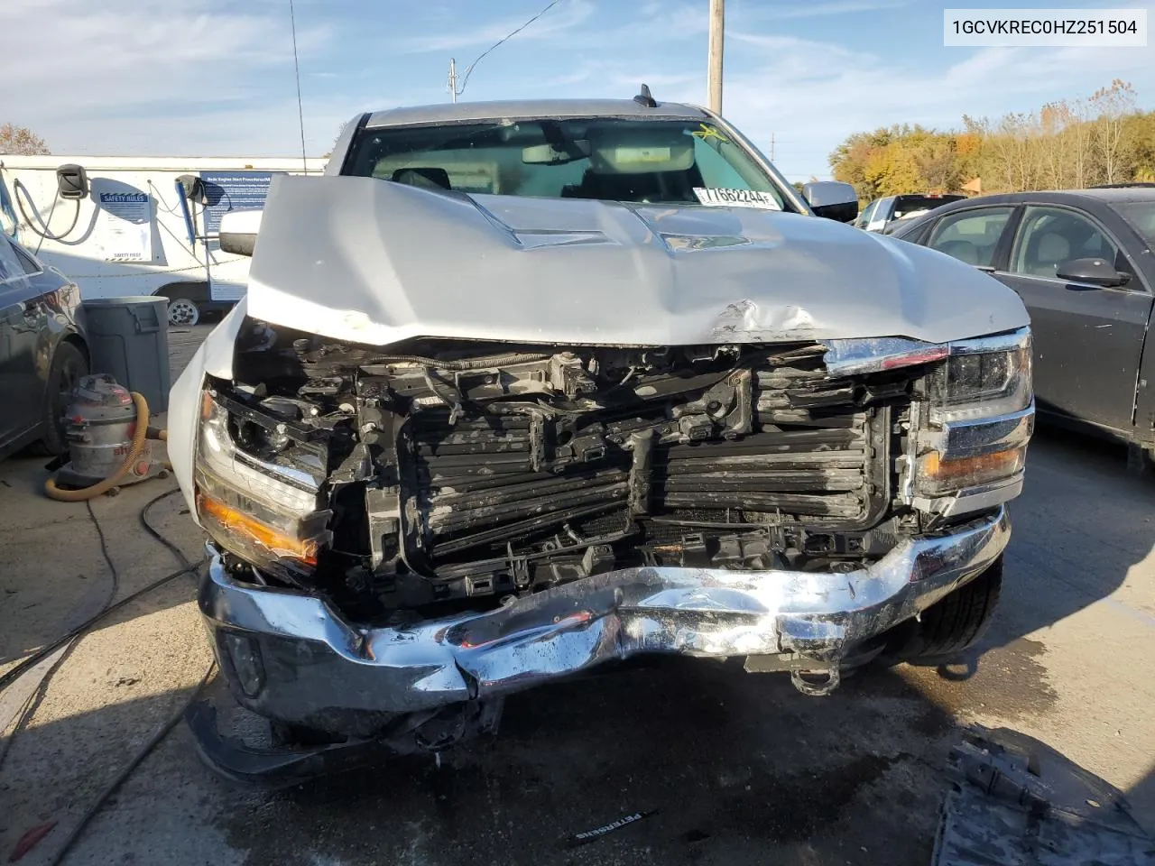 2017 Chevrolet Silverado K1500 Lt VIN: 1GCVKREC0HZ251504 Lot: 77662244