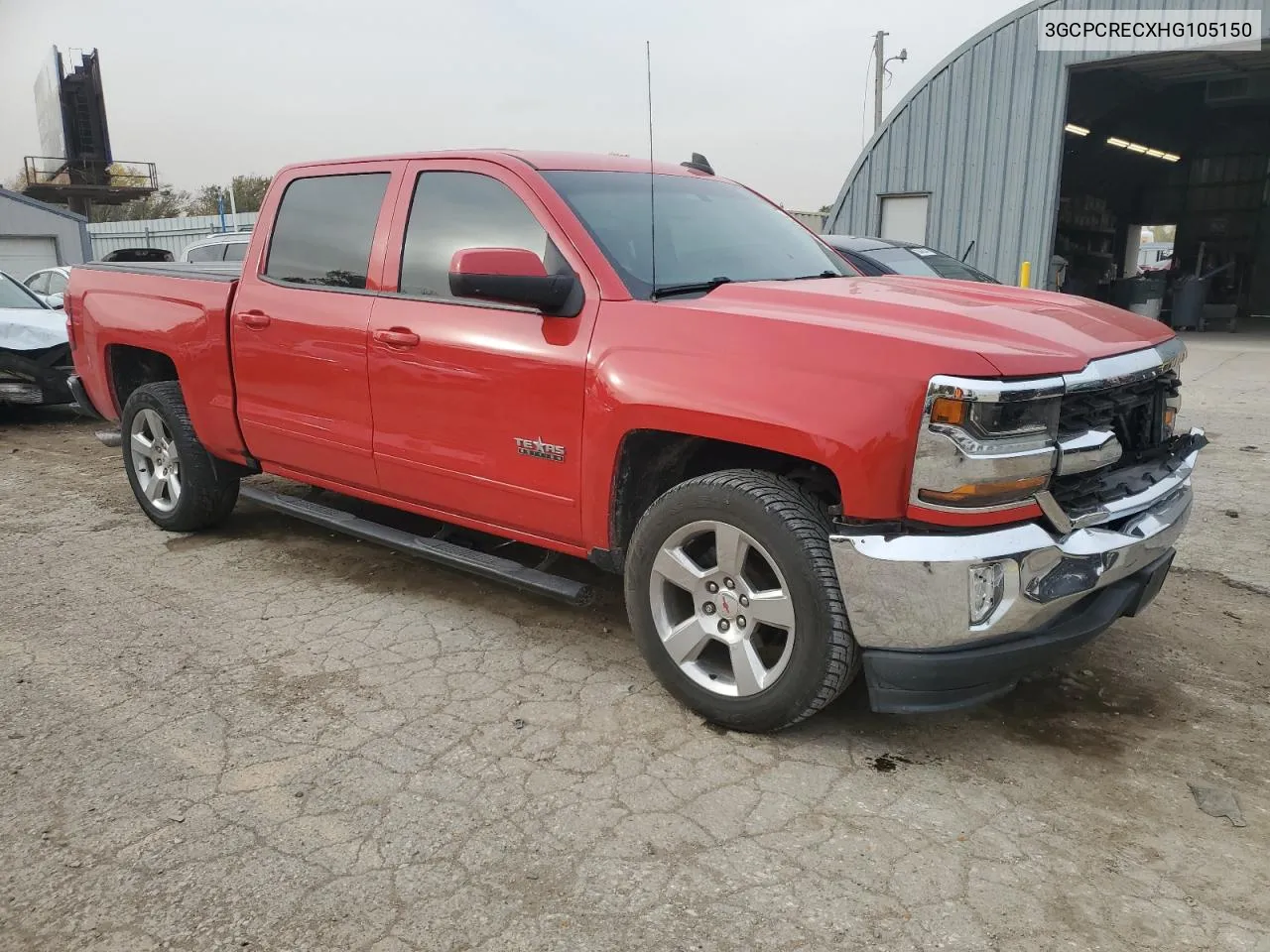 2017 Chevrolet Silverado C1500 Lt VIN: 3GCPCRECXHG105150 Lot: 77726654