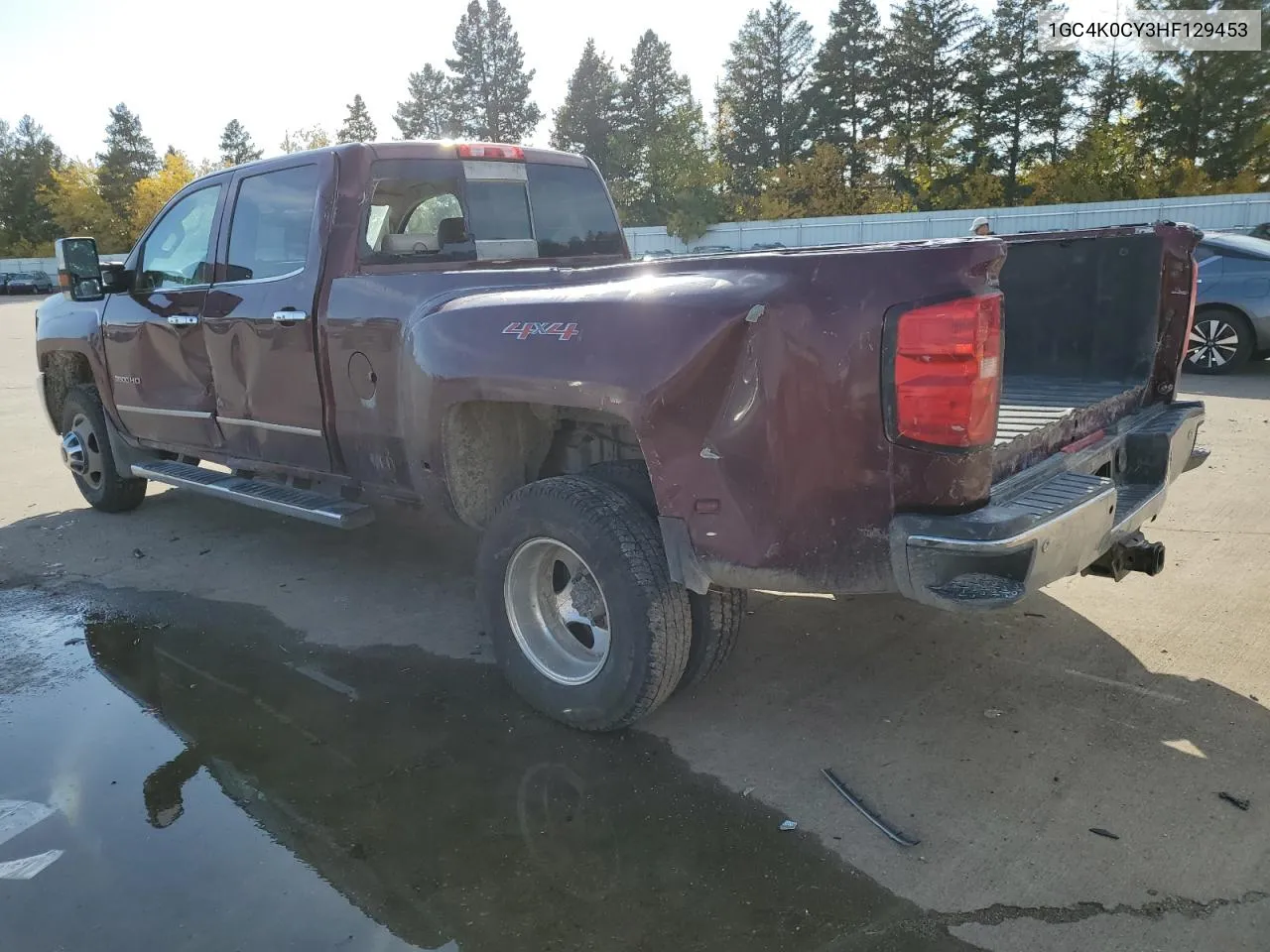 2017 Chevrolet Silverado K3500 Ltz VIN: 1GC4K0CY3HF129453 Lot: 77755064