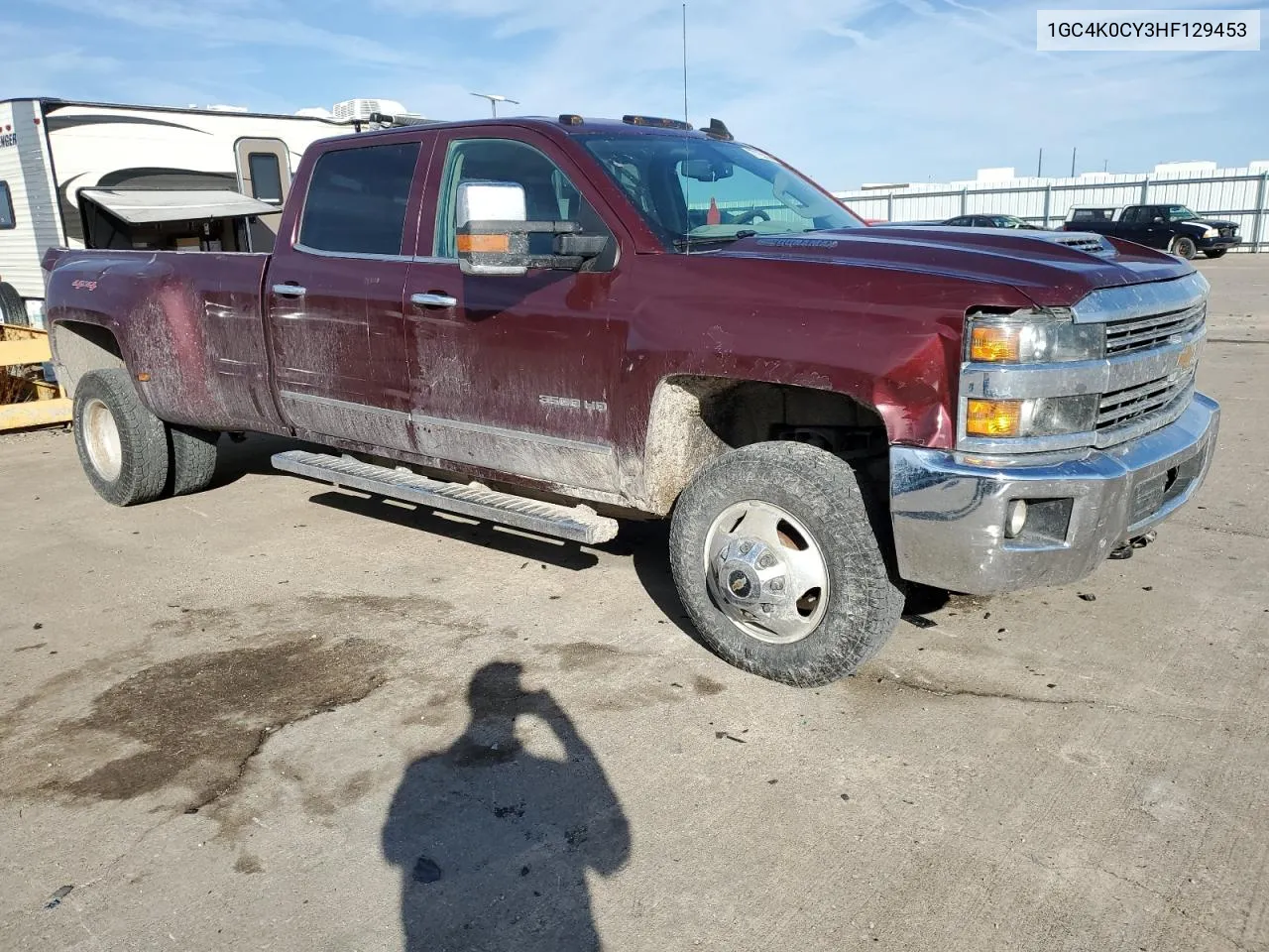 2017 Chevrolet Silverado K3500 Ltz VIN: 1GC4K0CY3HF129453 Lot: 77755064