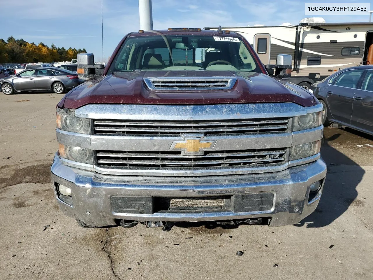 2017 Chevrolet Silverado K3500 Ltz VIN: 1GC4K0CY3HF129453 Lot: 77755064