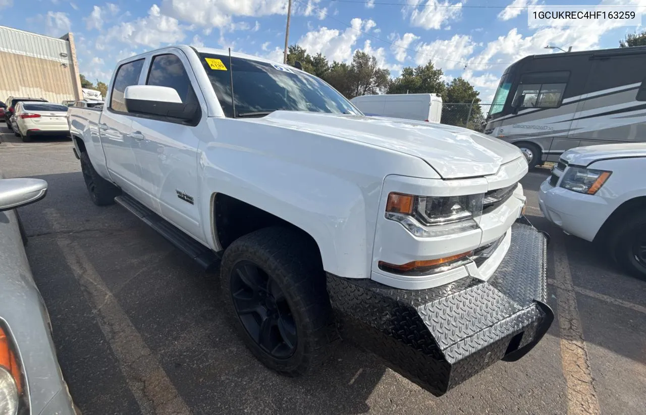 2017 Chevrolet Silverado K1500 Lt VIN: 1GCUKREC4HF163259 Lot: 77800844