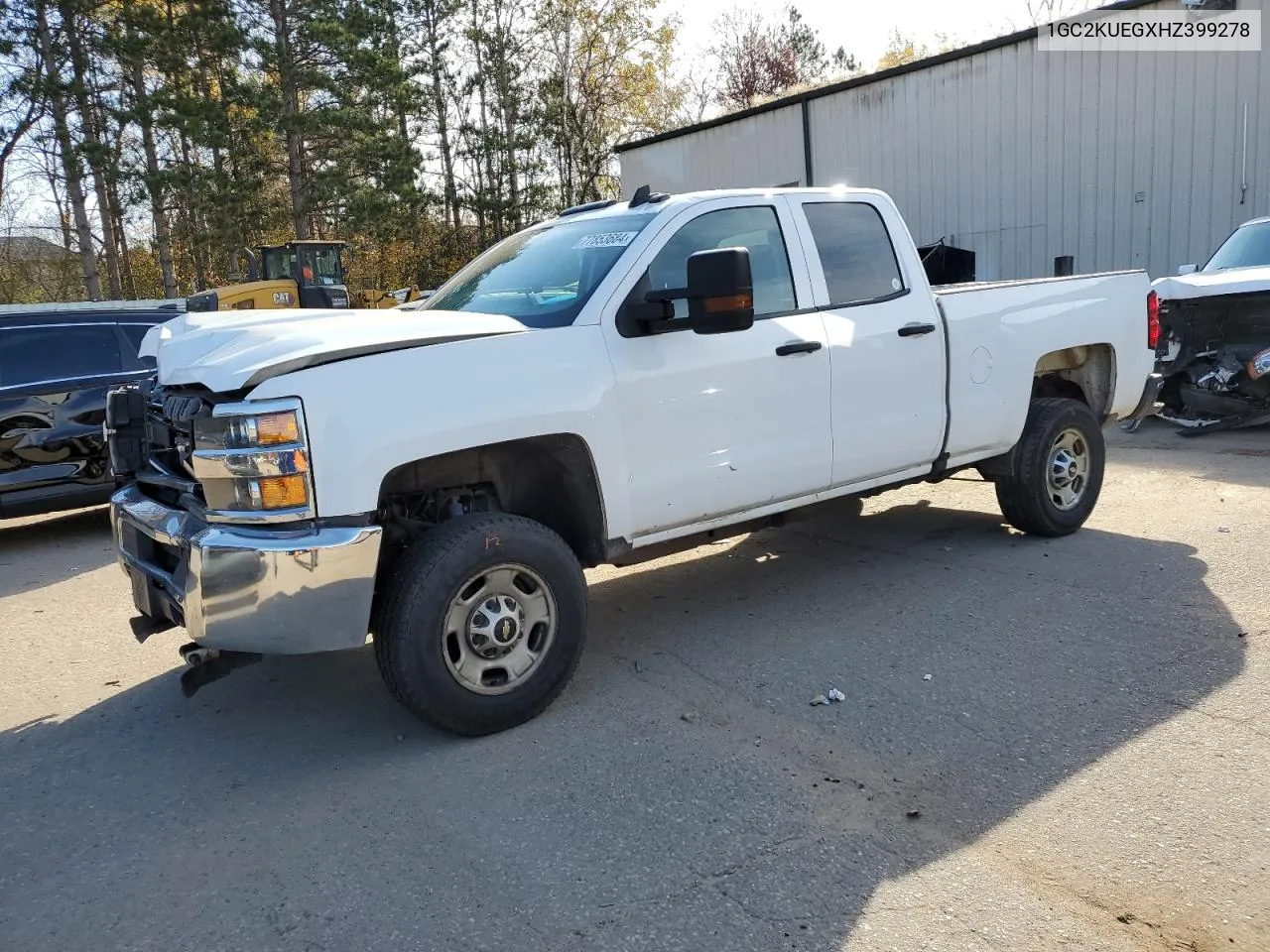 1GC2KUEGXHZ399278 2017 Chevrolet Silverado K2500 Heavy Duty