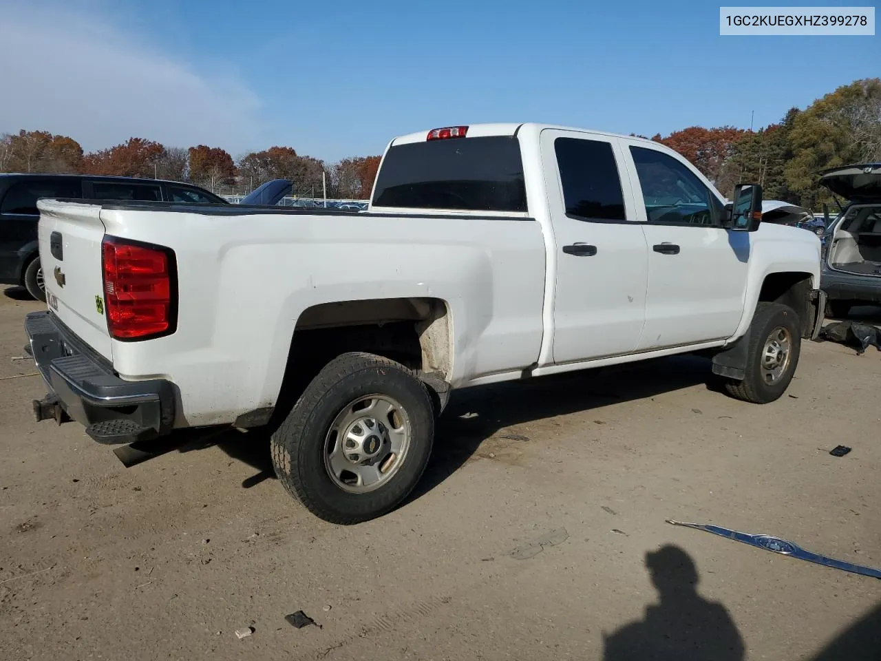 1GC2KUEGXHZ399278 2017 Chevrolet Silverado K2500 Heavy Duty