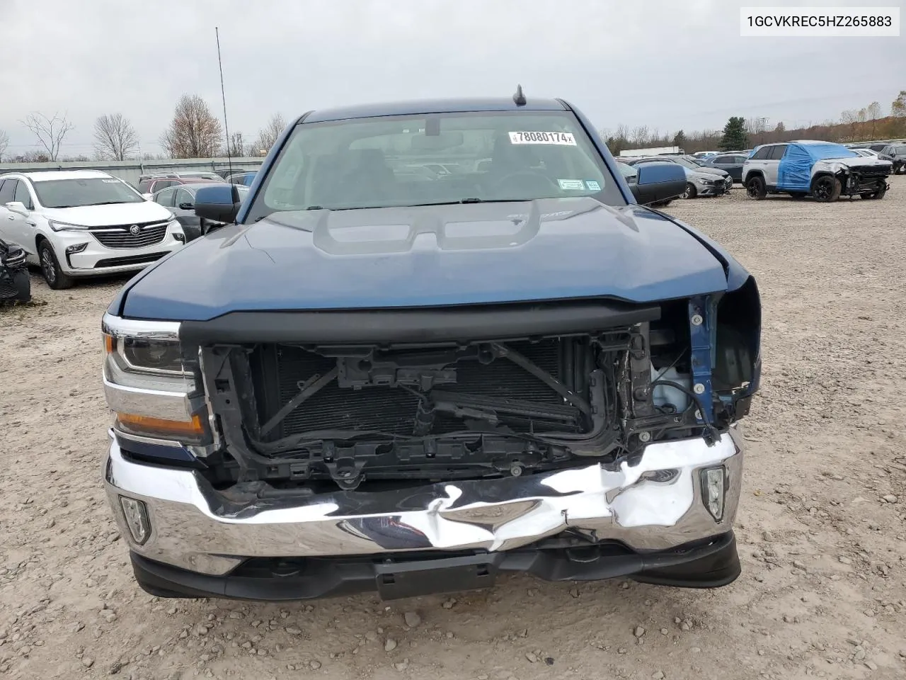 2017 Chevrolet Silverado K1500 Lt VIN: 1GCVKREC5HZ265883 Lot: 78080174