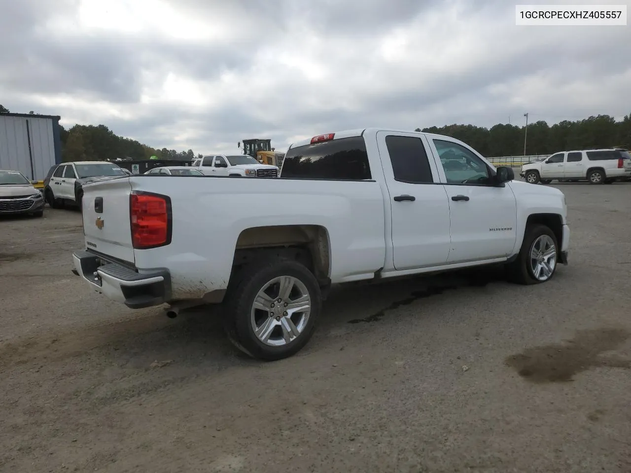 2017 Chevrolet Silverado C1500 Custom VIN: 1GCRCPECXHZ405557 Lot: 78211524