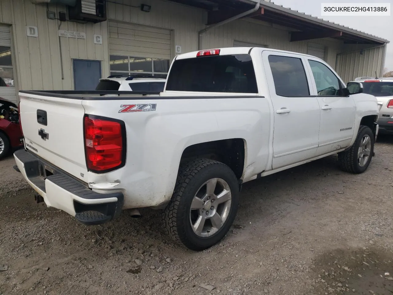 2017 Chevrolet Silverado K1500 Lt VIN: 3GCUKREC2HG413886 Lot: 78402984