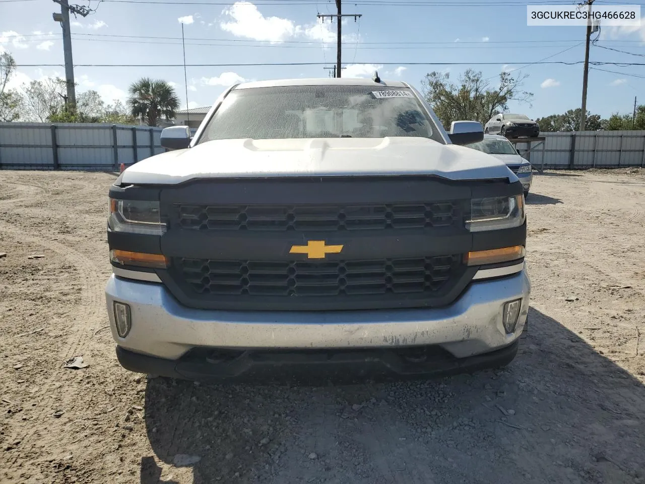 2017 Chevrolet Silverado K1500 Lt VIN: 3GCUKREC3HG466628 Lot: 78908814