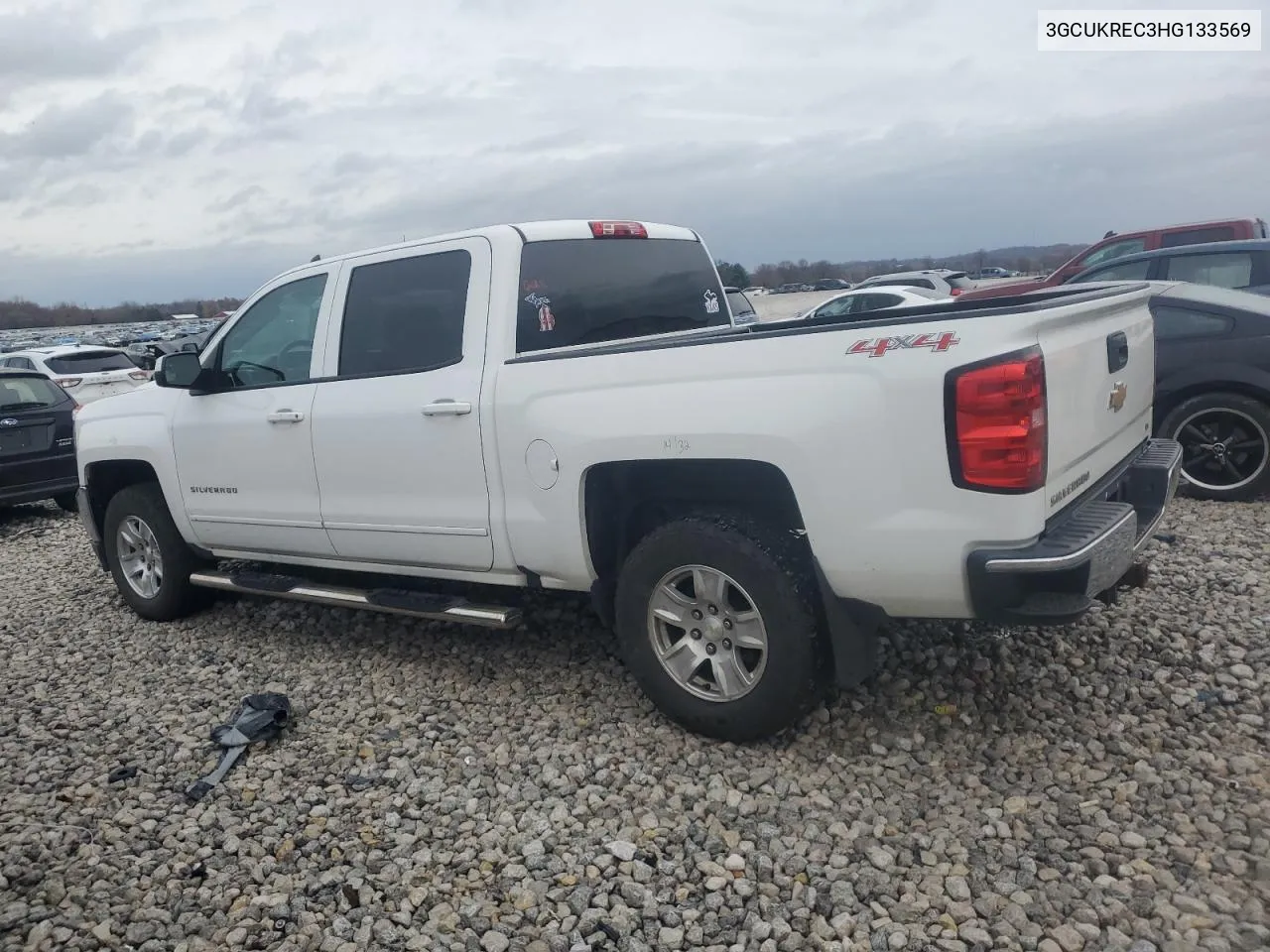 2017 Chevrolet Silverado K1500 Lt VIN: 3GCUKREC3HG133569 Lot: 78991124