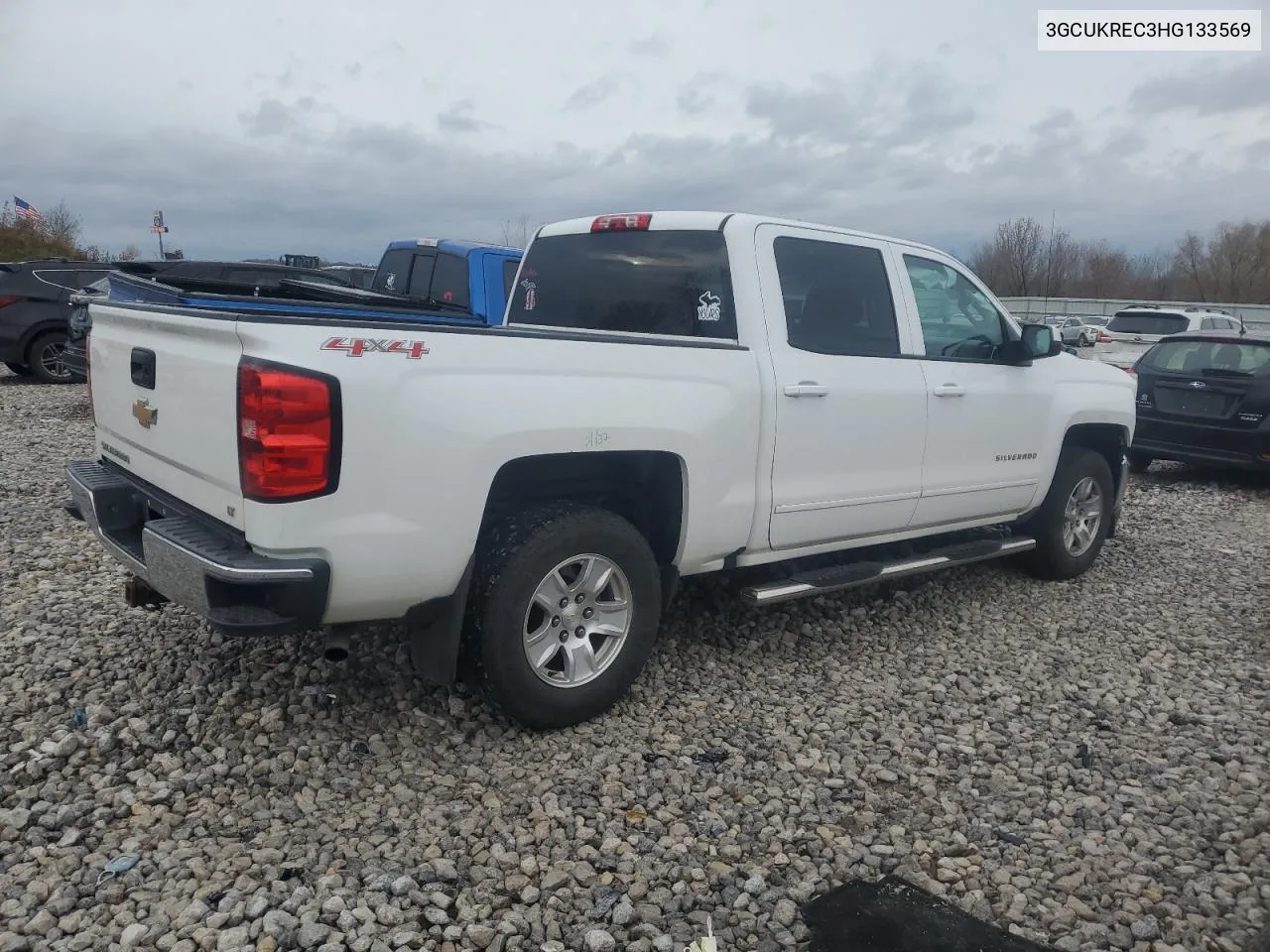 2017 Chevrolet Silverado K1500 Lt VIN: 3GCUKREC3HG133569 Lot: 78991124