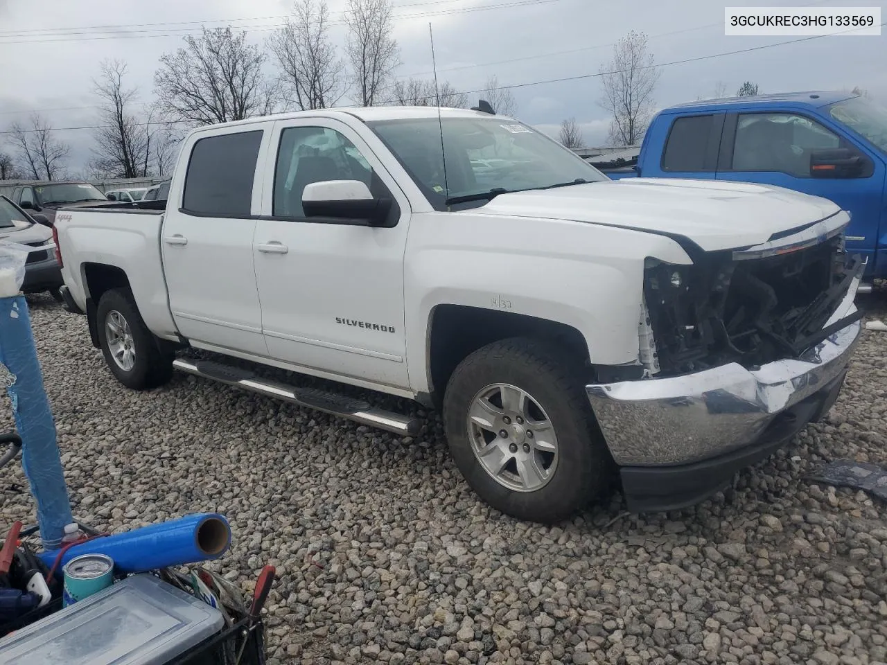 2017 Chevrolet Silverado K1500 Lt VIN: 3GCUKREC3HG133569 Lot: 78991124