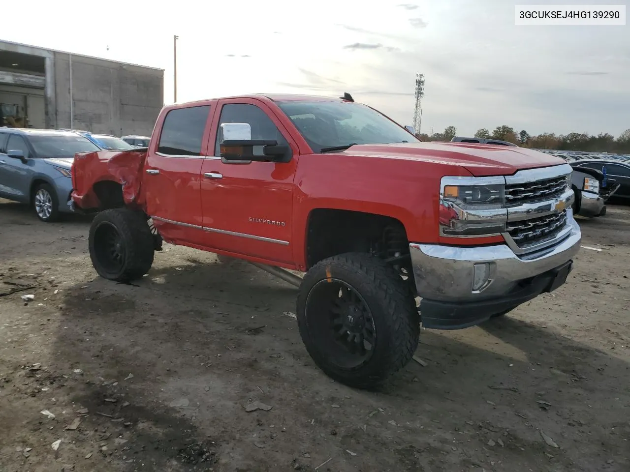 2017 Chevrolet Silverado K1500 Ltz VIN: 3GCUKSEJ4HG139290 Lot: 79041144