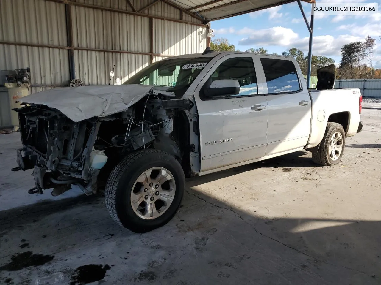 2017 Chevrolet Silverado K1500 Lt VIN: 3GCUKREC2HG203966 Lot: 79167694