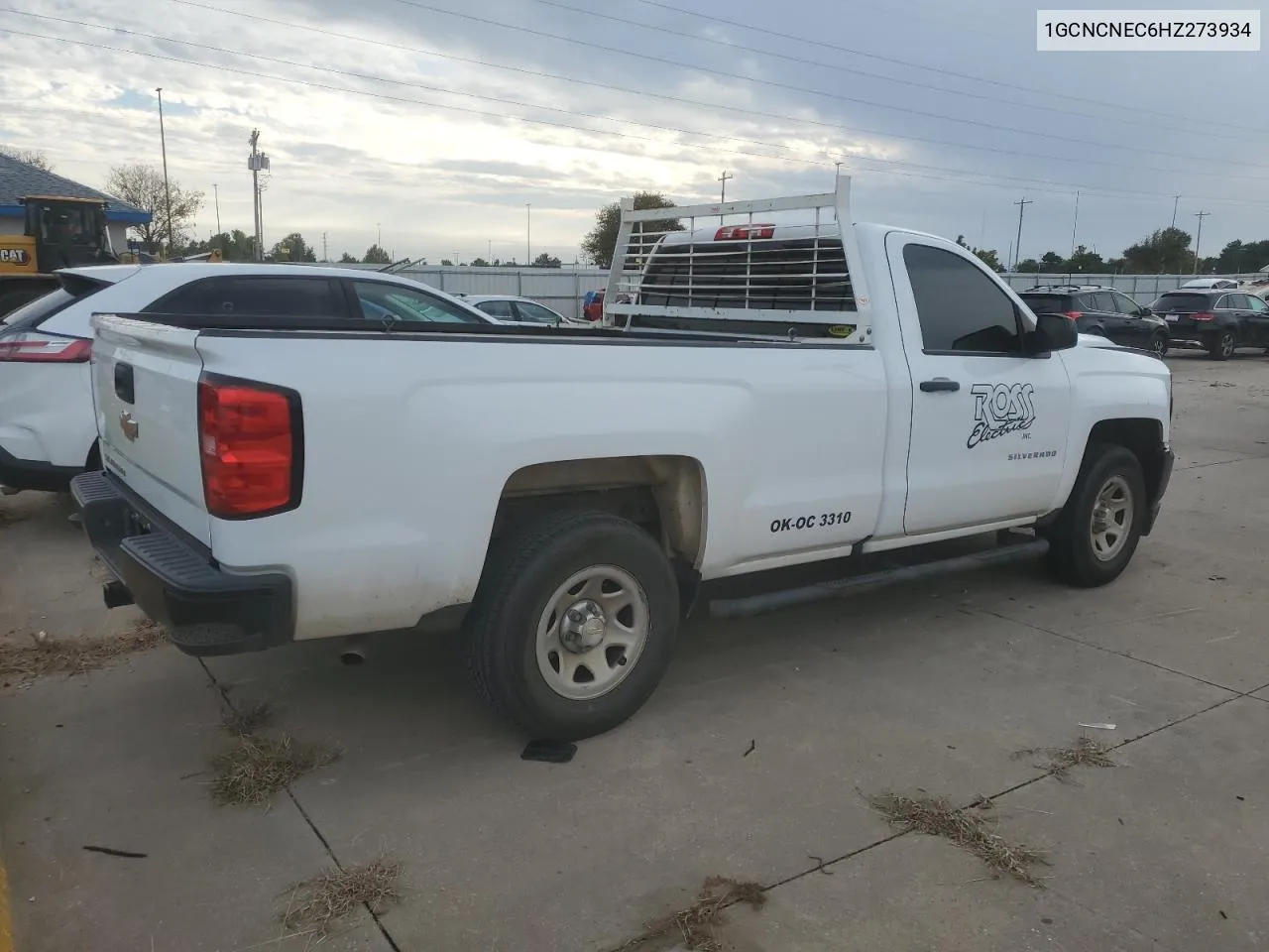 2017 Chevrolet Silverado C1500 VIN: 1GCNCNEC6HZ273934 Lot: 79207114